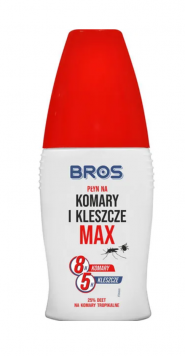 Płyn Na Komary I Kleszcze Max, Bros, 50ml