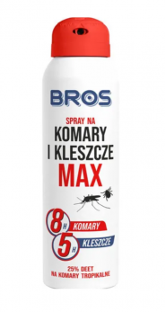 Spray Na Komary I Kleszcze Max, Bros, 90ml