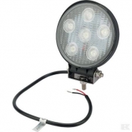 Lampa Robocza Okrągła Led, 27w 1850lm Światło Rozproszone