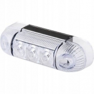 Lampa Obrysowa 3 Led, 285 Tylna Czerwona 12/24v